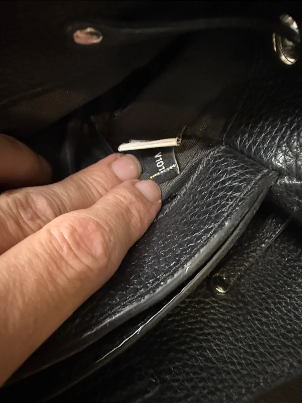 kate spade Marti Black Tweed Pebbled Leather Bucket Shoulder Bag